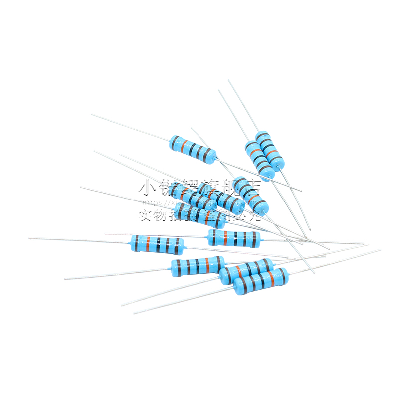 2W直插金属膜五色环电阻1% 1R 1.1R 1.2R 1.3R 1.5R 1.8R 2R - 图2