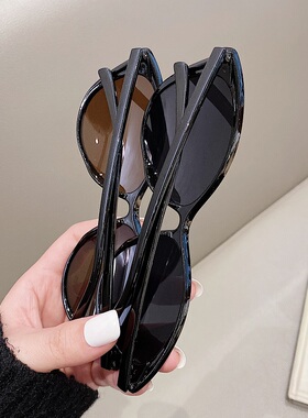 2024新款猫眼墨镜简约高级质感方