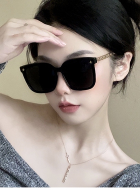 2024新款时尚墨镜女潮黑色高级感