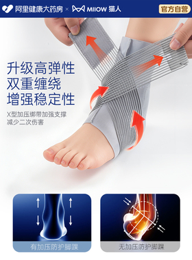 猫人弹力加压防护|专用护脚踝