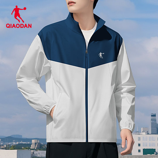 乔丹外套男2026春季新款立领夹克防风防水男士上衣官方正品长袖