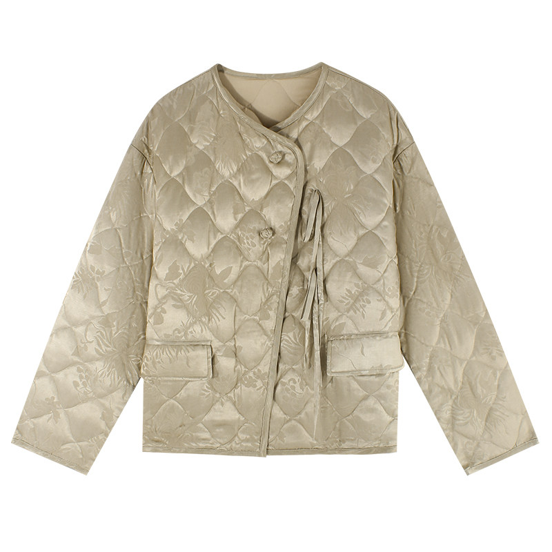 伊纳芙新中式盘扣鸭绒羽绒服女冬季新款高级轻薄保暖圆领外套,淘宝优惠券,粉丝福利购,淘宝优惠卷