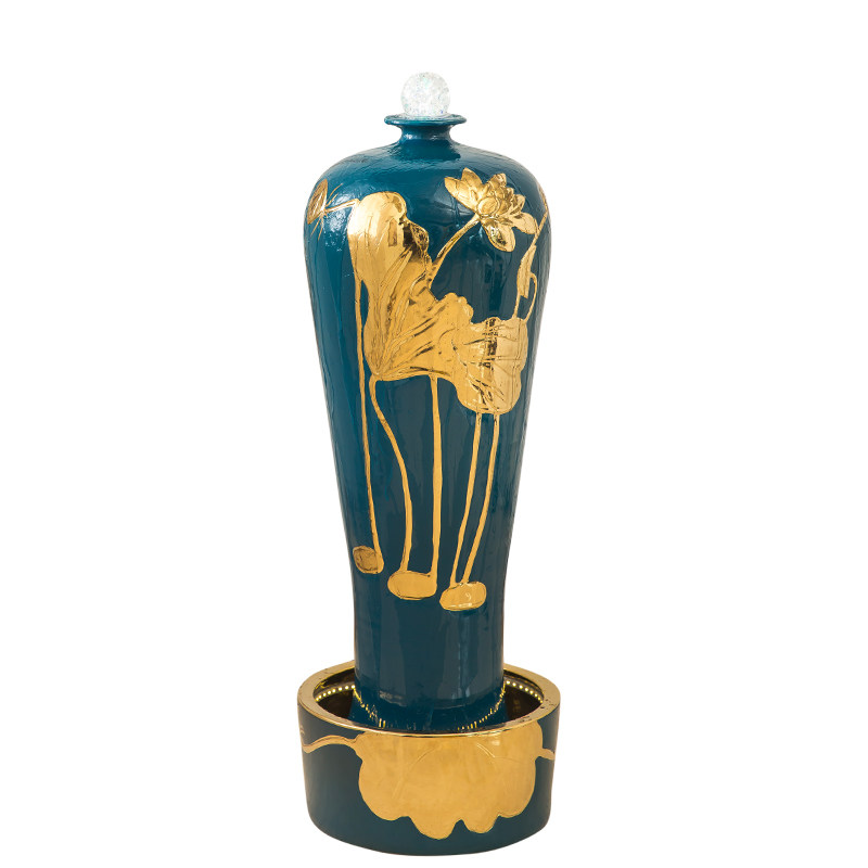 招财流水摆件创意家居陶瓷玄关客厅办公室循环水喷泉开业乔迁礼品,淘宝优惠券,粉丝福利购,淘宝优惠卷