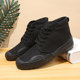 Thickened soft sole rubber shoes, labor protection wear-resistant high-top camouflage shoes