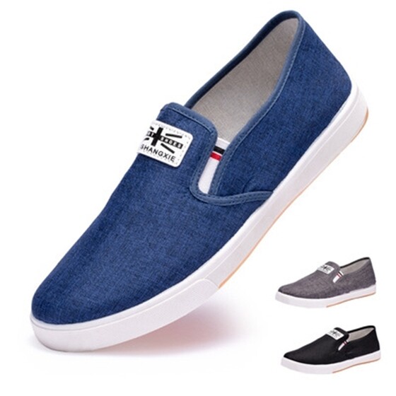 New denim non-slip and wear-resistant old Beijing cloth shoes