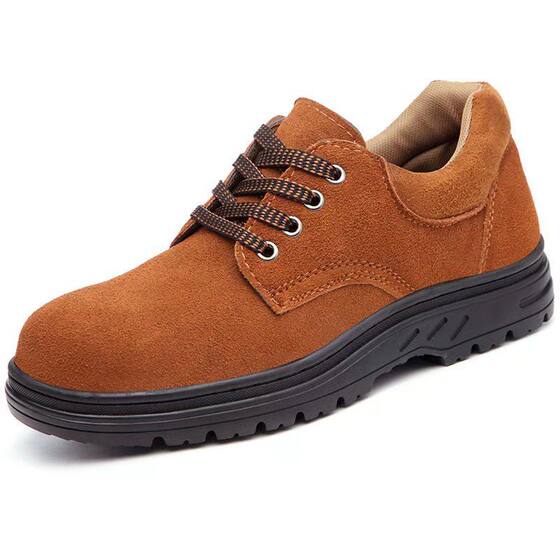 Labor protection shoes with steel toe caps, anti-smash and anti-puncture rubber soles