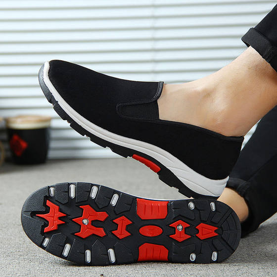 Old Beijing cloth shoes, wear-resistant soft sole, casual work shoes for men
