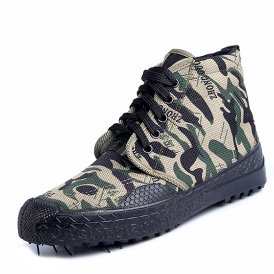 Lightweight high-top liberation shoes for labor protection at construction sites