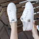 Students' casual white canvas shoes all-match flat soles