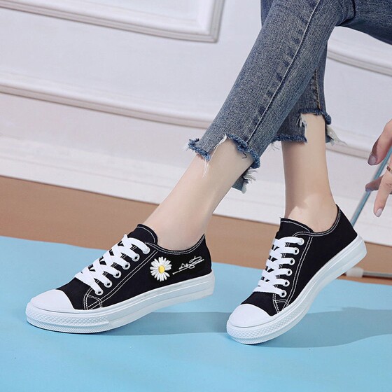 Student sneakers retro Hong Kong style low-top sports casual shoes