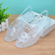 Plastic Fish Mouth Jelly Sandals Transparent Anti-Slip Crystal Shoes