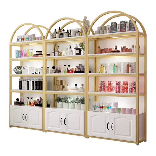 Полки, витрины, салон красоты, маникюрный магазин, витрины для косметики, витрины для супермаркетов, магазины для матери и ребенка, многослойные витрины