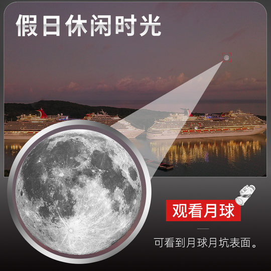 High-magnification ultra-clear telescope with extremely high cost performance