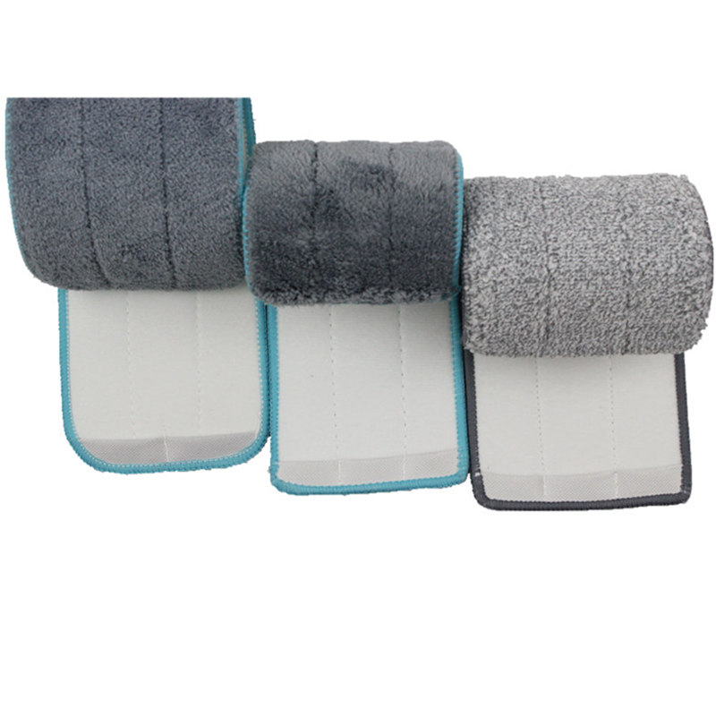 平板拖把布替换免手洗拖布头粘贴式家用加厚魔术贴懒人拖把头拖布 - 图3