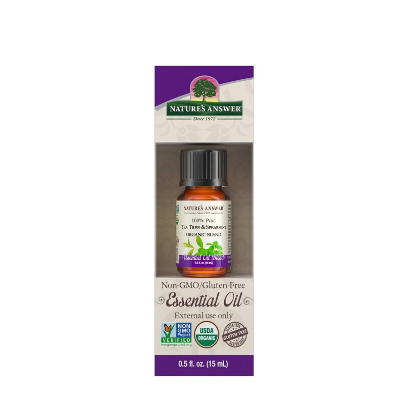 【新品】好分贝森呼吸道茶树助绿薄荷 NaturesAnswer海外香熏精油