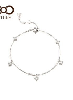 cottiny韩版纯银手链女ins小众