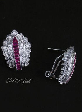 Artdeco古董复刻vintage耳钉