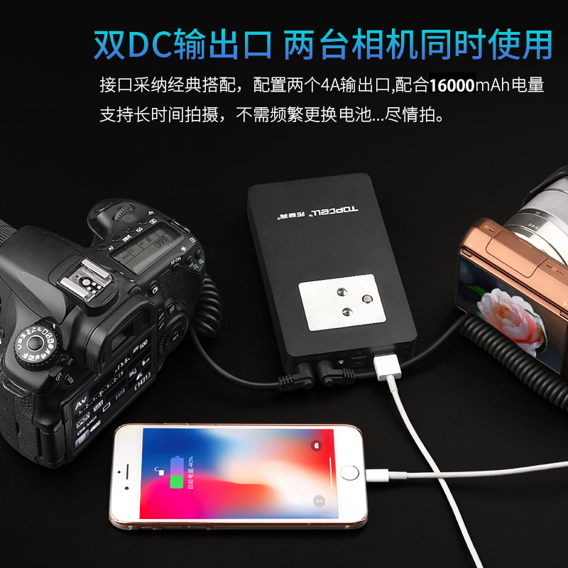 zve1 FX30适用A1索尼a7s3 A7R4 a7r3 A7C FX3索尼A7M3 A9微单反相机移动电源充电宝A92外接电源fz100假电池盒 - 图0