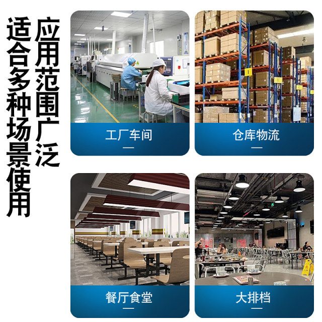 Double-headed floor fan with strong wind