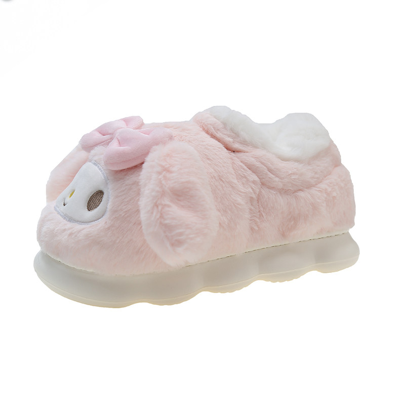 冬季室内居家可爱棉拖鞋女加厚毛绒保暖学生宿舍厚底防滑包跟棉鞋,淘宝优惠券,粉丝福利购,淘宝优惠卷