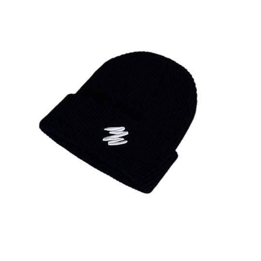 Knitted men's autumn and winter Korean style embroidered woolen hat