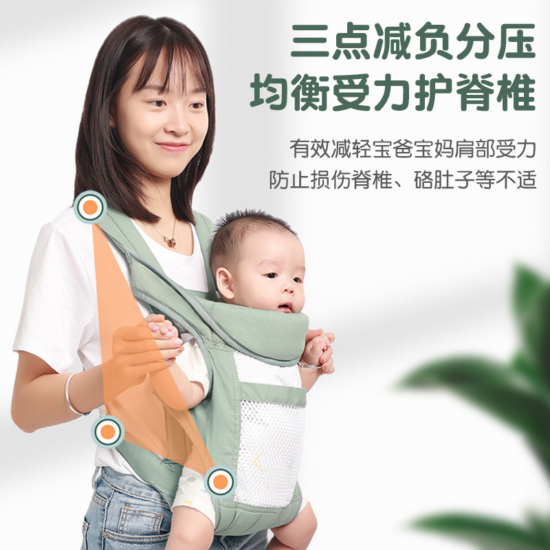 新生儿宝宝横前抱式外出简易背带 香彩维可客背带/背袋