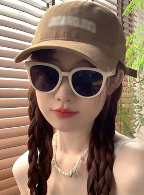 白框墨镜欧美时尚防紫外线