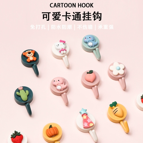 Мультфильм крюк с сильным крючком без трассировки милый крючок бесплатно путать стена липкая крючка