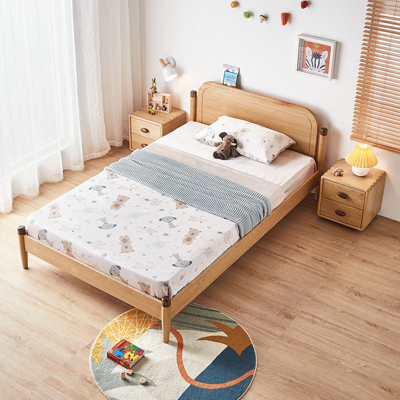 林氏木业全榉木青少年男女孩儿童床 林氏木业kids儿童床