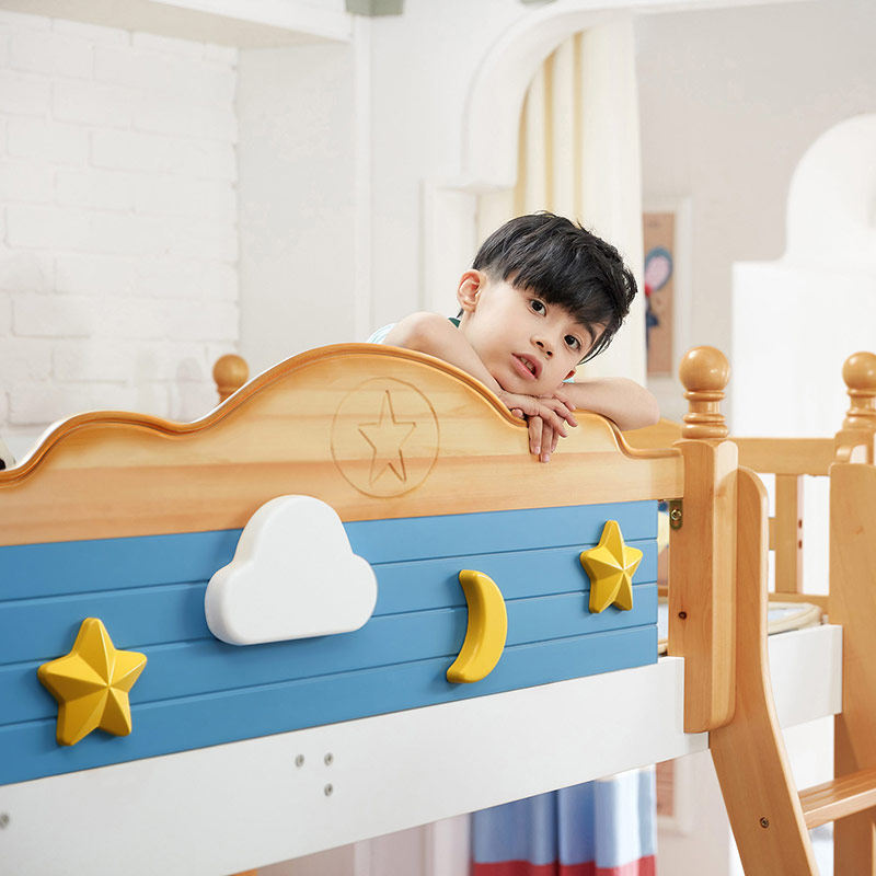 林氏木业两层多功能高低df3a儿童床 林氏木业kids高低/子母床