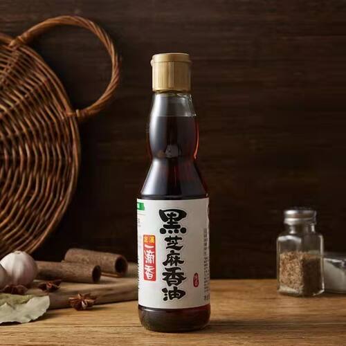 安徽池州龙溪一滴香黑芝麻香油405毫升压榨香油正品保证220ml - 图3