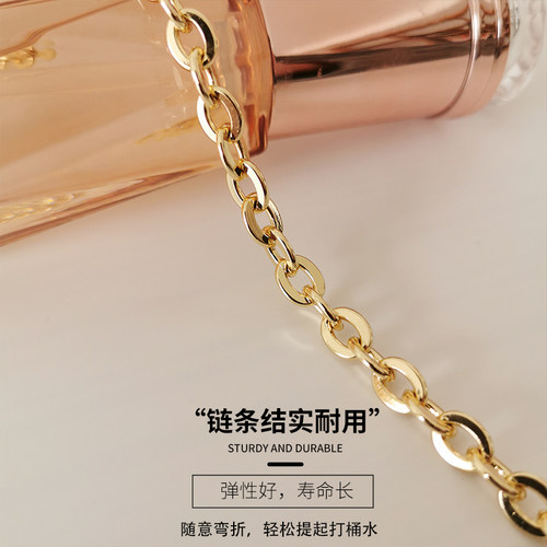 适用lv三合一链条原版配件五合一小麻将包斜挎金属高档包链子单买 - 图1