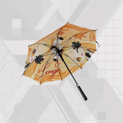 完美世界电竞虚拟偶像dodo龙姬露娜永恒长柄伞 自动伞 防风加固 - 图0