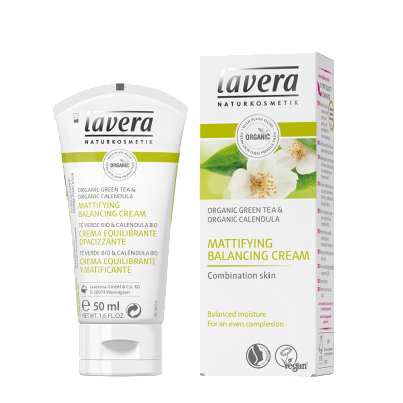 Lavera 混合型肤质清爽滋润 德国拉薇有机绿茶金盏花平衡控油面霜 Lavera 混合型肤质清爽滋润 德国拉薇有机绿茶金盏花平衡控油面霜