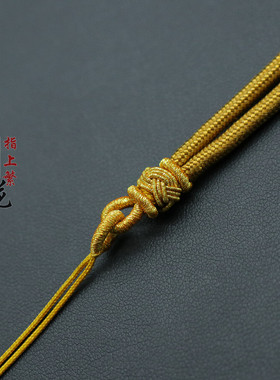 男女高档时尚珠宝手工编织项链吊坠挂绳金佛牌翡翠玉调节简约套头