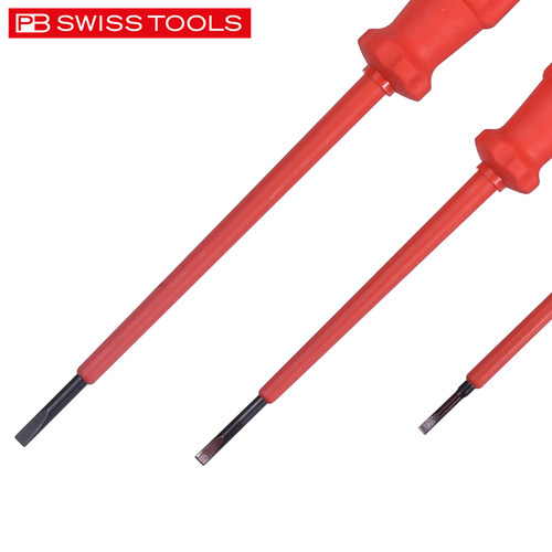 瑞士PB进口绝缘螺丝刀十字一字VDE电工专用改锥梅花工具5100/5190 - 图2