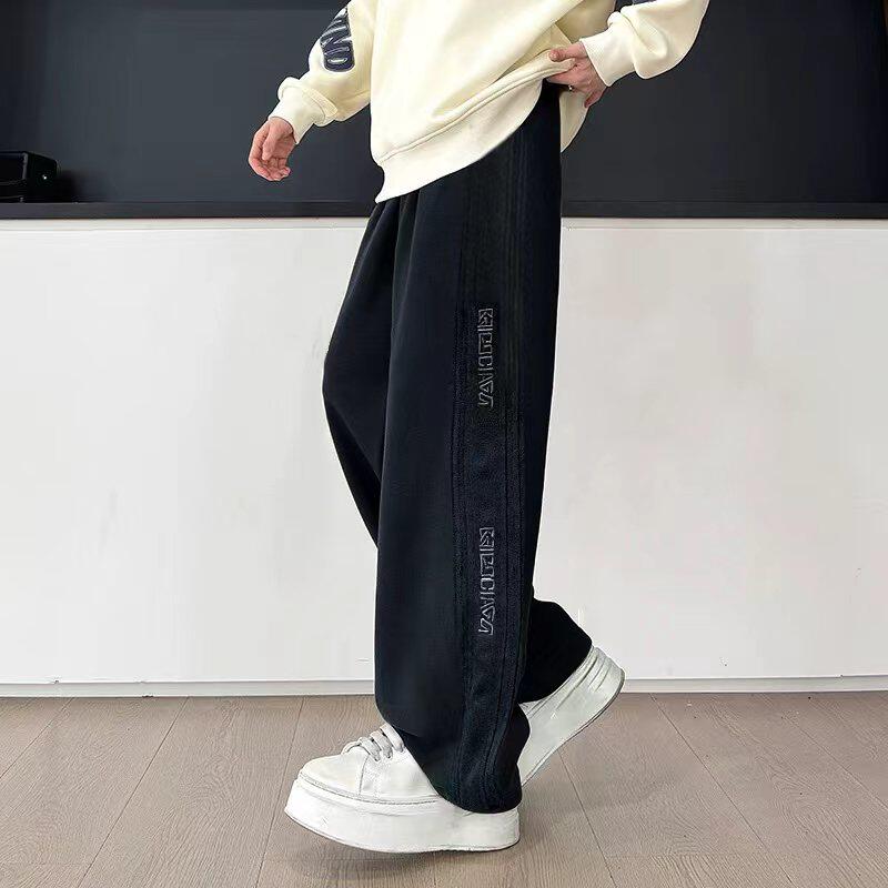 男童裤子秋冬加绒学生卫裤青少年潮流运动裤大童冬季直筒帅气长裤,淘宝优惠券,粉丝福利购,淘宝优惠卷