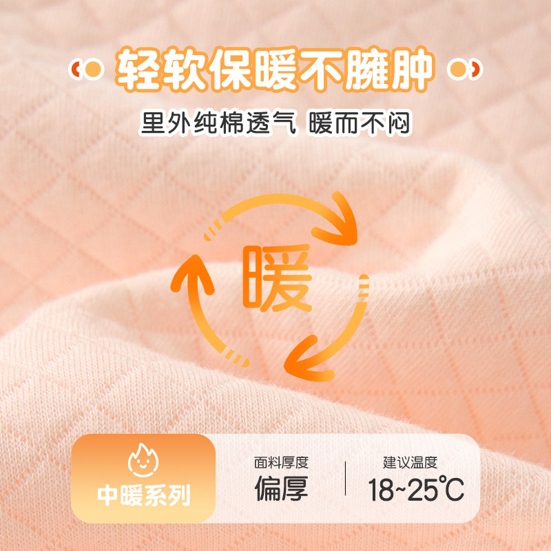 婴儿秋衣秋裤春秋冬儿童打底薄夹棉男童女童分体内衣宝宝保暖套装,淘宝优惠券,粉丝福利购,淘宝优惠卷