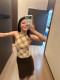 ຊັ້ນໃນຂອງແມ່ຍິງ Retro plaid camisole