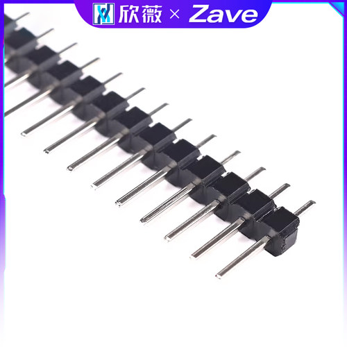 单/双排针 间距2.54MM 1*2p/3p/4p/8P/16p/20p插针 LCD1602/12864 - 图2
