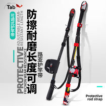 TABTab Road Subpole Protective Sleeve Rod with fishing rod Rod Bag rod jacket Luther Rod Bag Drop Wheel Spinning Wheel