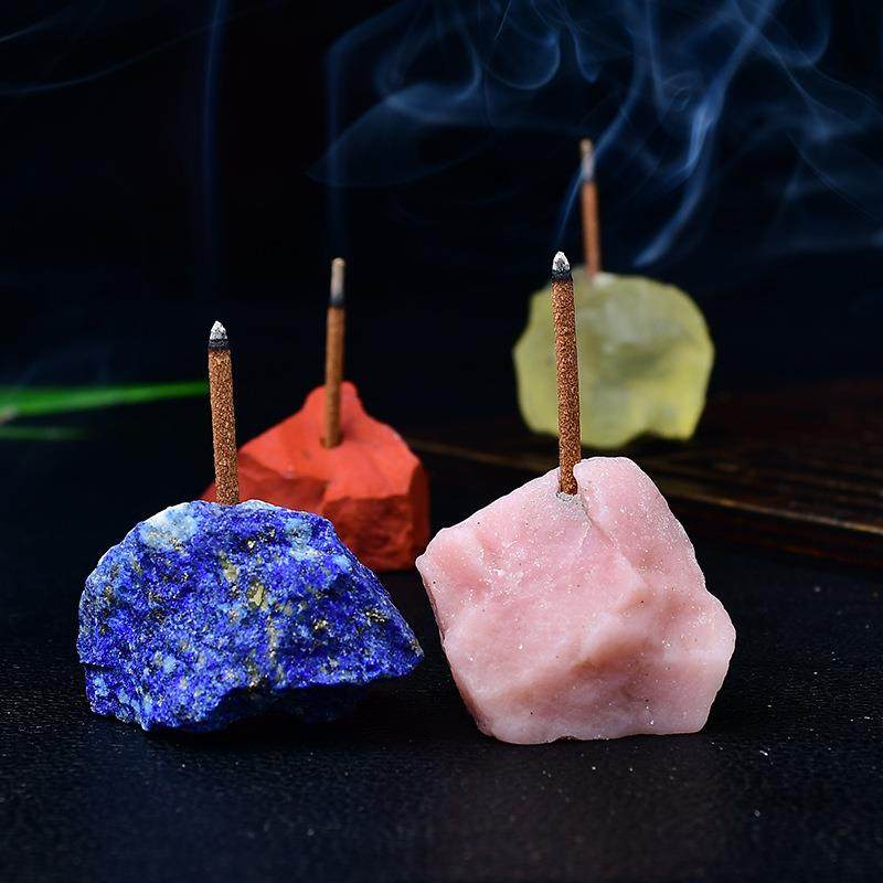 天然紫黄粉紫水晶原石香插线香插香底座家用香薰炉室内点香托,淘宝优惠券,粉丝福利购,淘宝优惠卷