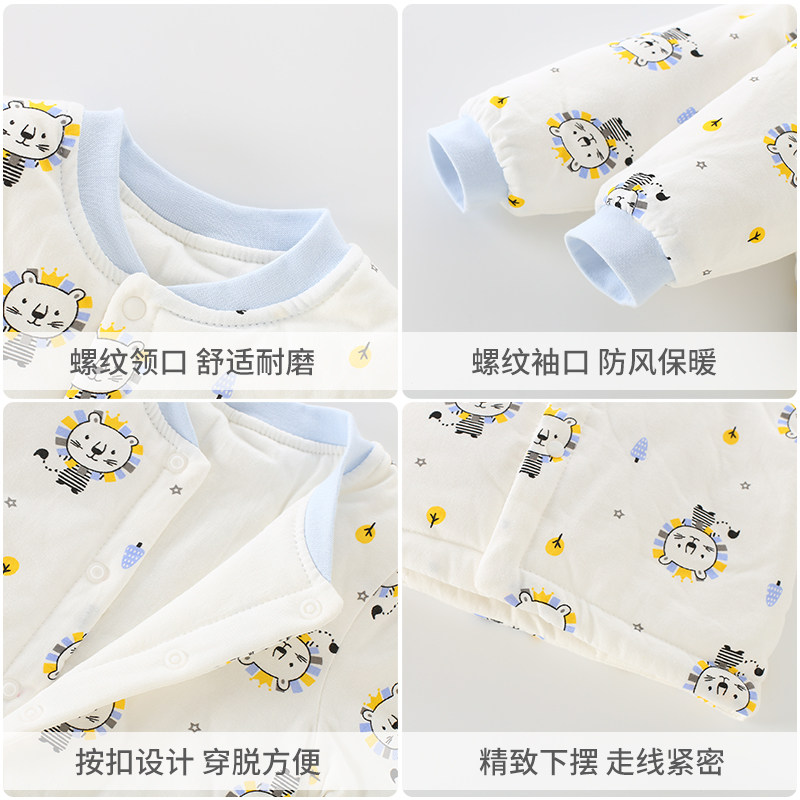 婴儿外套秋冬薄棉夹棉保暖衣服宝宝棉衣男童棉袄女童棉服儿童上衣,淘宝优惠券,粉丝福利购,淘宝优惠卷