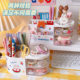Cute creative pen holder children girl in style student office desktop fashionable large capacity stationery storage box