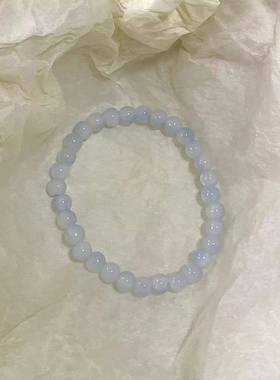 冰透水木年华手链手串女学生闺蜜情侣简约百搭复古文艺手饰