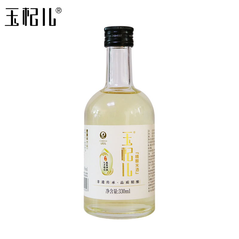 玉杞儿精酿米酒香糯米酒纯手工自然酿造醇女士低度小酒330ml*2瓶 - 图3