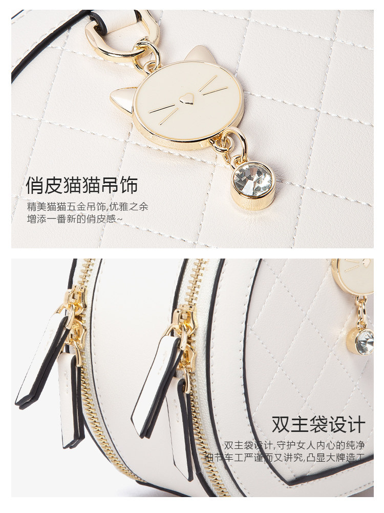 小c&k手拎猫咪苹果包轻奢女斜挎包 佐卡芙女士包袋