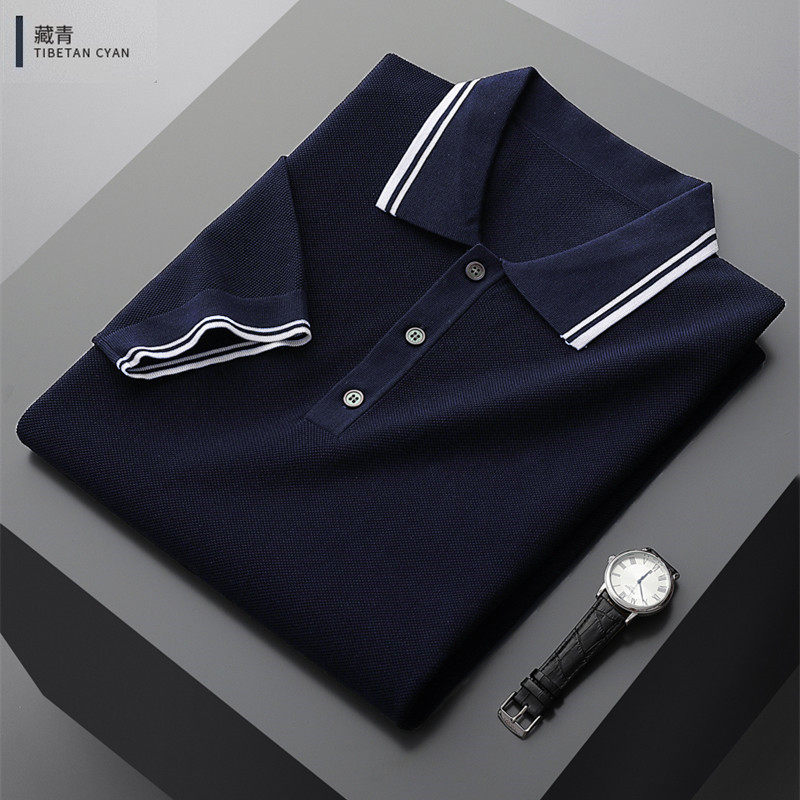 轻奢定制款!高端针织薄保罗polo衫 法易伦T恤