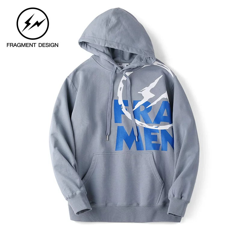 FRAGMENT DESIGN Spring long-sleeve hip-hop style, hat with hood, jacket
