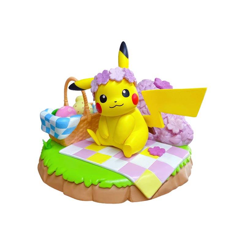 百茂宝可梦皮卡丘自然野趣办公室桌面摆件2026新款可爱可达鸭手办,淘宝优惠券,粉丝福利购,淘宝优惠卷